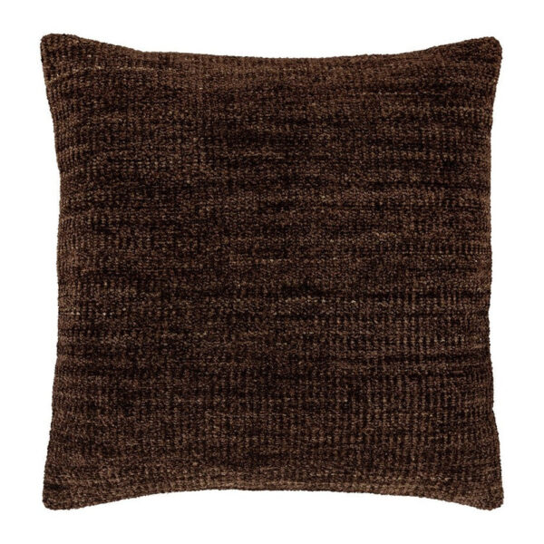 Gallery Interiors Kendal Chenille Cushion Brown - 50cm