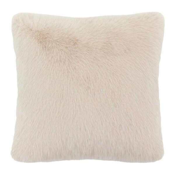 Gallery Interiors Maple Faux Fur Cushion Oatmeal - 50cm