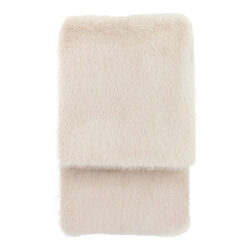 Gallery Interiors Maple Faux Fur Throw Oatmeal - 150 x 200cm