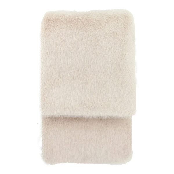 Gallery Interiors Maple Faux Fur Throw Oatmeal - 150 x 200cm