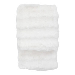 Gallery Interiors Marshmallow Rabbit Throw Cream - 150 x 200cm
