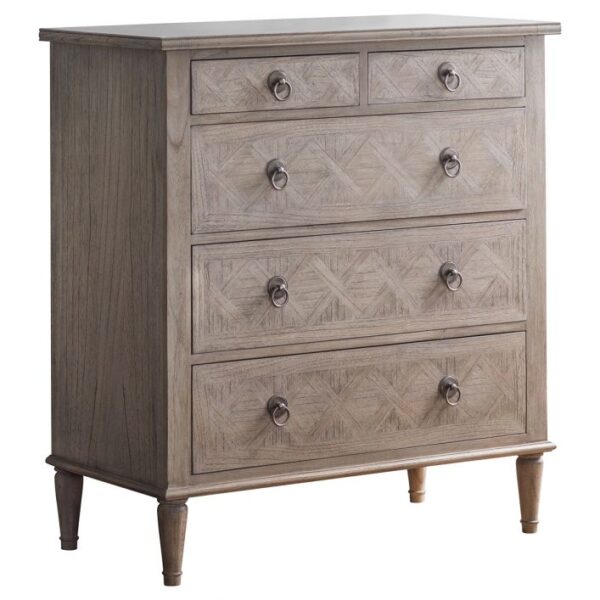 Gallery Interiors Mustique 5 Drawer Chest