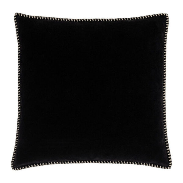 Gallery Interiors Nico Velvet Cushion Black - 50cm