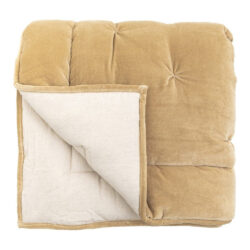 Gallery Interiors Opulent Velvet Bedspread Sand - 220 x 240cm