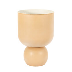 Gallery Interiors Venus Ball Planter in Pebble