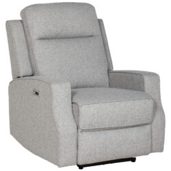 HOMCOM Electric Recliner Armchair, Recliner Chair with Adjustable Leg Rest, USB Port, Grey Aosom UK