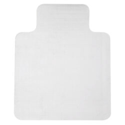 HOMCOM Office Carpet Protector Chair Mat Clear Spike Non Slip Chairmat Frosted Lipped Aosom UK