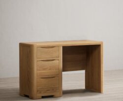 Harper Solid Oak Dressing Table / Compact Desk