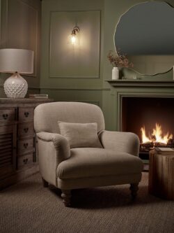 Horton Armchair - Oat Luxury Linen