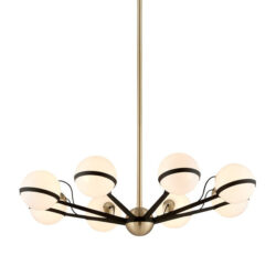 Hudson Valley Lighting Ace Hand-Worked Iron 8lt Chandelier