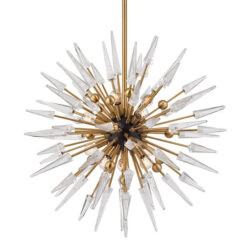 Hudson Valley Lighting Sparta Steel 12 Light Chandelier