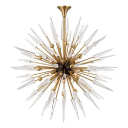 Hudson Valley Lighting Sparta Steel 18 Light Chandelier