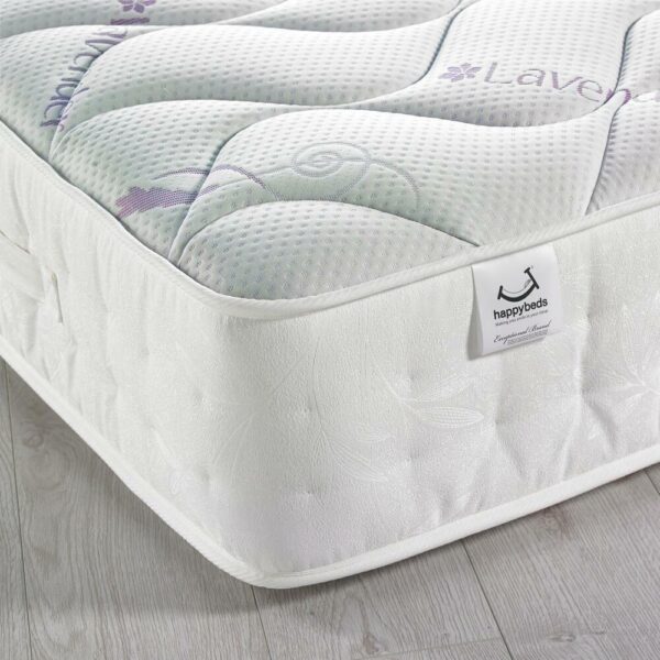 Lavender 3000 Pocket Sprung Memory Foam Mattress 2ft6 Small Single (75 x 190 cm)