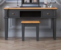 Lawson Oak and Charcoal Grey Painted Dressing Table