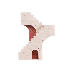 Liang & Eimil Arched Legacy Sculpture - Beige & Red