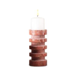 Liang & Eimil Crimson Rise Large Candle Holder - Red