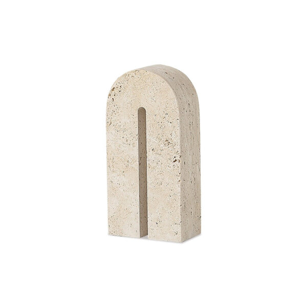 Liang & Eimil Dolmi Travertine Sculpture Large - Beige