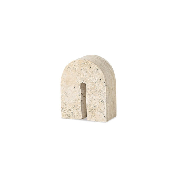 Liang & Eimil Dolmi Travertine Sculpture Small - Beige