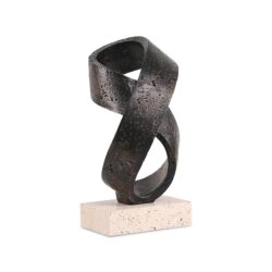 Liang & Eimil Infinity Twist Sculpture - Dark Bronze