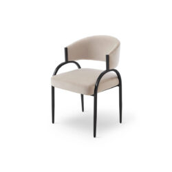 Liang & Eimil Pavilion Dining Chair (Crib 5) - Megan Pebble & Matt Black