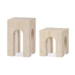 Liang & Eimil Porte Travertine Sculpture Small - Beige