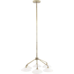 Libra Interiors Lucia 6 Light Chandelier