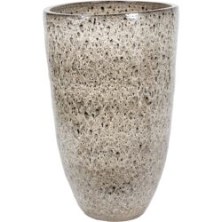 Libra Interiors Mederno Taupe Ceramic Tall Planter