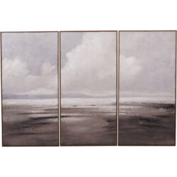 Libra Interiors Set of 3 Hazy Horizons Framed Wall Art
