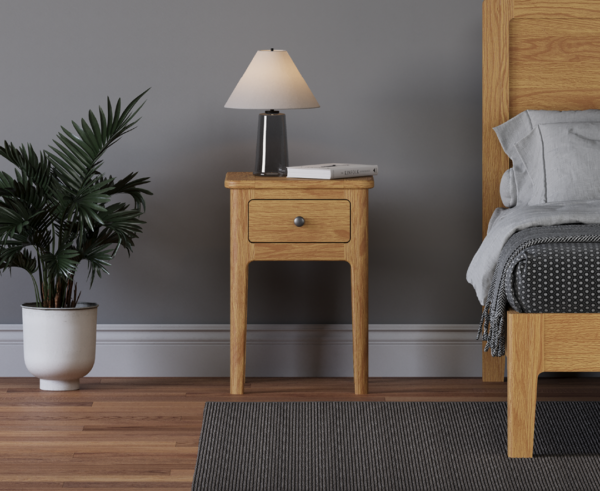 Loxton Solid Oak Bedside Table