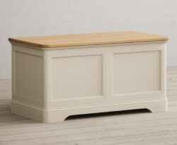 Madley Oak and Cream Painted Blanket Box