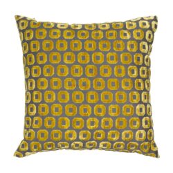 Malini Bentley Textured Cushion in Mustard | Outlet / Small