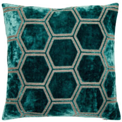 Malini Large Ivor Cushion in Teal | Outlet