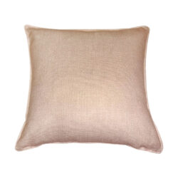 Malini Linea Faux Linen Cushion in Putty | Outlet