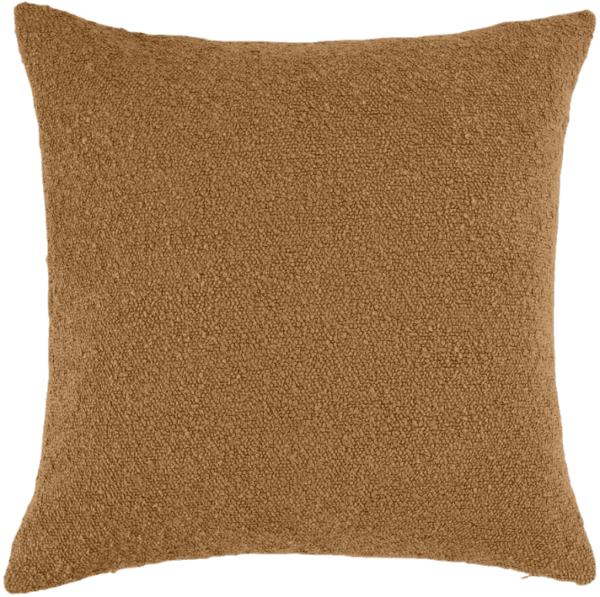 Malini Rubble Boucle Cushion in Tobacco Brown | Outlet
