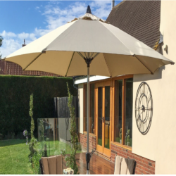 Maze Parasol Round Parasol Beige / Medium