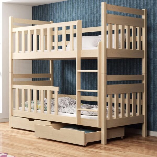 Meaford Wooden Bunk Bed Without Mattress In Pine