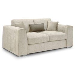 Newkirk Fabric 2 Seater Sofa In Beige