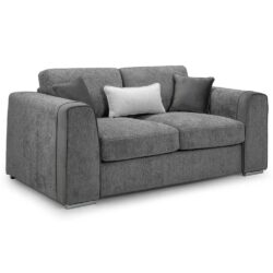 Newkirk Fabric 2 Seater Sofa In Grey