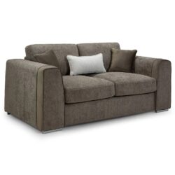 Newkirk Fabric 2 Seater Sofa In Mocha