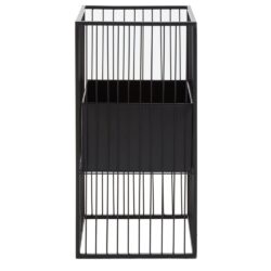 Olivia's Amaris Square Floor Standing Planter Black