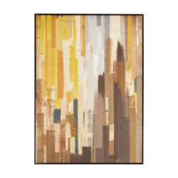 Olivia's Soft Industrial Collection - Astral Ochre Canvas Wall Art