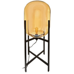 Olivia's Soft Industrial Collection - Tinto Champagne Glass Floor Lamp