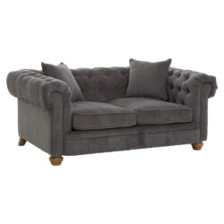 Olivia's Spencer 2 Seat Grey Fabric Sofa