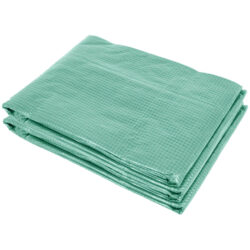Outsunny 10x7ft Greenhouse Replacement Cover Winter Garden Plant PE Cover for Tunnel Walk-in Greenhouse with Roll-up Windows Door Outdoor Aosom UK