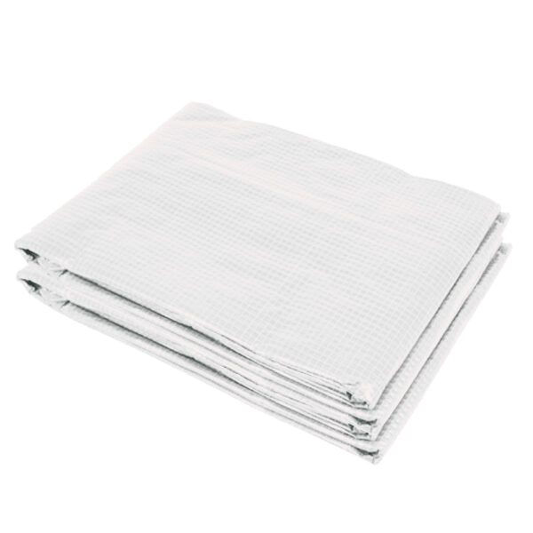 Outsunny 4.5 x 3 x 2m Greenhouse Replacement Cover Reinforced Gardening Plant Cover for Walk-In Growhouse with Zipper Door, White, COVER ONLY
