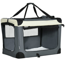 PawHut Portable Pooch Bag: Collapsible Dog Travel Carrier for Petite Pups, Vibrant Purple, 69 x 51 x 51 cm Aosom UK