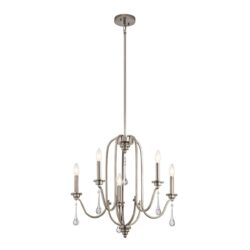 Quintiesse Karlee 5 Light Chandelier