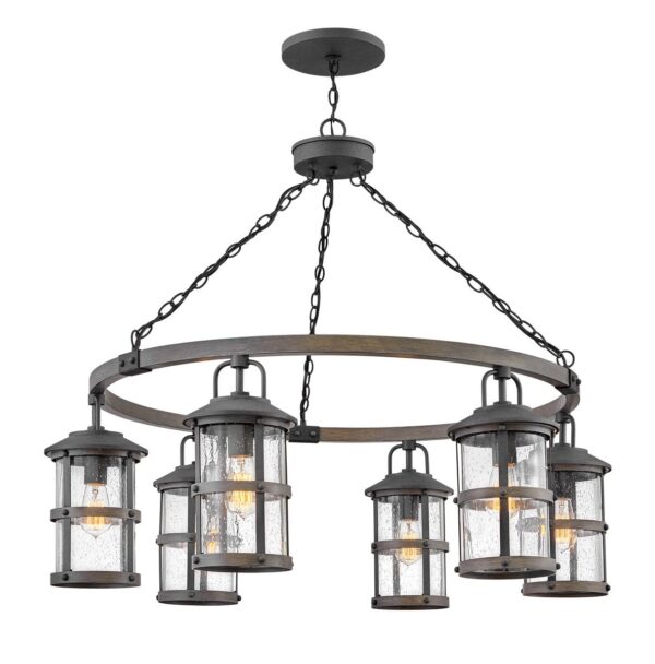 Quintiesse Lakehouse 6 Light Outdoor Chandelier