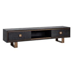 Richmond Hunter 2 Drawers Black TV Unit