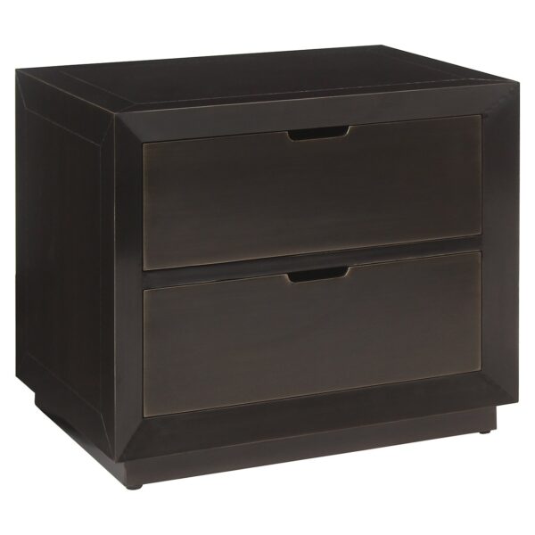 Richmond Interiors Dante 2 Drawer Bedside Table